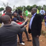 Hon. Chilenga giving interviews on the Forestry amendment bill