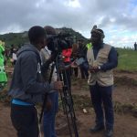 Inkosi Gomani V. hosting the Forestry tree planting event